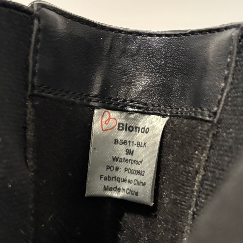 Blondo Black Leather Ankle Booties - Picture 6 of 9